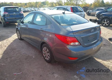 2017 Hyundai Accent Se z USA, uszkodzony, nr VIN KMHCT4AE0HU248612